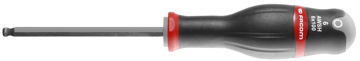 Produktfoto 1 von Facom 4 mm Standard, Gehärtete Stahlklinge, 178 mm / Klinge 75 mm