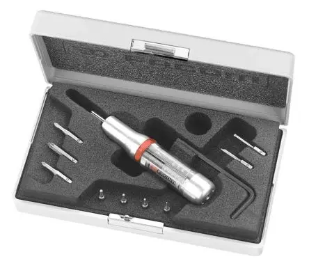 Produktfoto 1 von Facom 1.8 mm, 2.5 mm, PH 9, 1.3, 1.5, 2, PZ 0, 1, 2 Drehmomentschraubendreher Drehmoment-Schraubendrehersatz 4-20cN.m