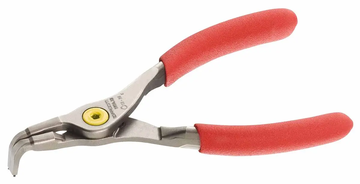Produktfoto 1 von Facom Sicherungsringzange Gebogene Spitze 140 mm VDE 1000V zugelassen 3 To 10 mm ESD-Sicherheit Schließer (NO)