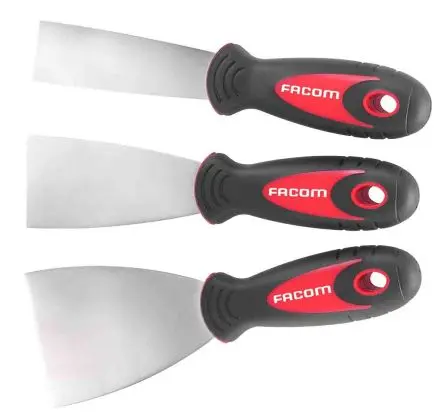 Produktfoto 1 von Facom Comfort-Griffspachtel, Edelstahl, 3 Stück