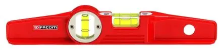 Produktfoto 1 von Facom Torpedo Wasserwaage, Typ Magnetische Trapeznivellierwaage, 250 mm, Rahmen Leichtmetall, 2 Libelle/n Magnetisch,