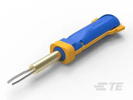 Produktfoto 1 von TE Connectivity Einfüge- und Entnahmewerkzeug, Crimpbefestigung, 107mm lang Spitzen L. 40 mm Spitzen W. 5.37 mm