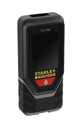 Produktfoto 1 von Stanley Farbbildschirm Laser Entfernungsmesser, 0.15 to 60 m, ±0.15 mm, Rot, 2 x AAA