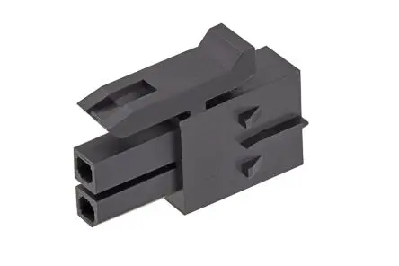 Produktfoto 1 von Molex 206461 Buchse Leiterplattensteckverbinder Gehäuse 3 mm, 2-polig / 2-reihig Gerade, Kabel für 206460
