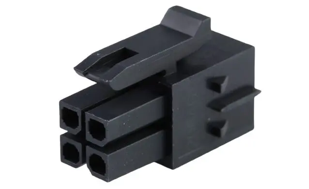 Produktfoto 1 von Molex Micro-Fit Buchse Steckverbindergehäuse 3 mm, 4-polig / 2-reihig Gerade, Kabel für 206460 Micro-Fit+-Terminal