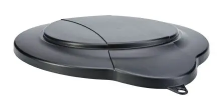 Produktfoto 1 von Vikan Kunststoff Eimerdeckel Schwarz 12L