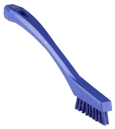 Produktfoto 1 von Vikan 20 mm Scheuerbürste Violett mit Polyethylenterephthalat-Borsten Detailbürste, Hart Violett, Borsten L. 15 mm