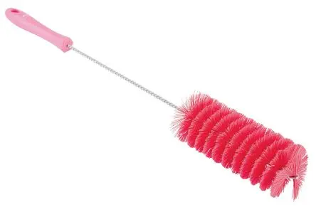 Produktfoto 1 von Vikan Rosa Polyethylenterephthalat Flaschenbürste L. 27 mm L. 510mm 60 mm für Rohr