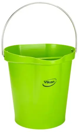 Produktfoto 1 von Vikan Kunststoff Eimer mit Henkel limettefarben 12L