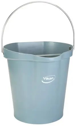 Produktfoto 1 von Vikan Kunststoff Eimer mit Henkel Grau 12L