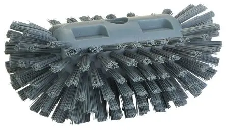 Produktfoto 1 von Vikan 130 mm Scheuerbürste Grau mit Polyethylenterephthalat-Borsten Tankbürste, Hart Grau, Borsten L. 40 mm
