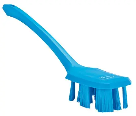 Vikan 70 mm Scheuerbürste mit Polyester-Borsten Blau, Borsten L. 37 mm