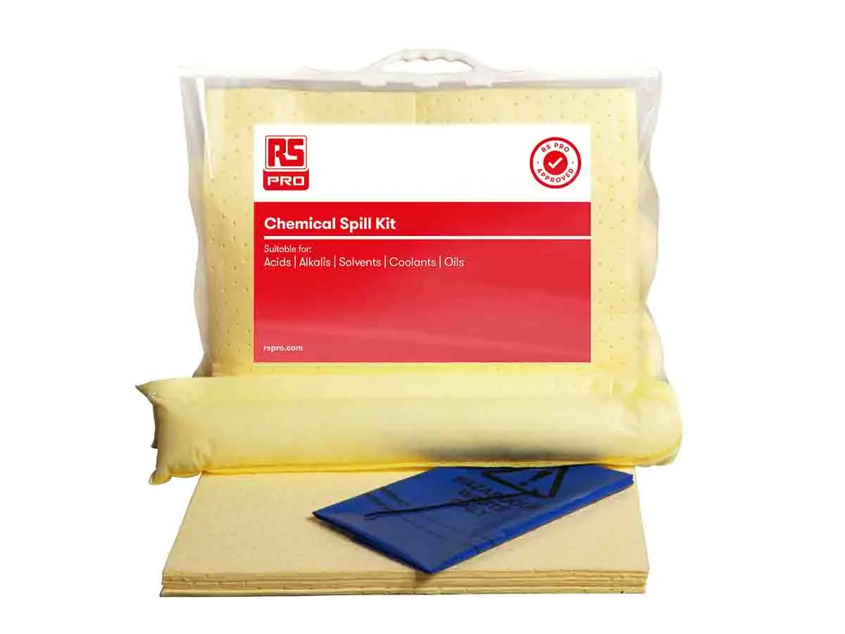 Produktfoto 1 von RS PRO Bindemittel-Kit, Aufnahme bis 13 L, Einsatz in Chemie