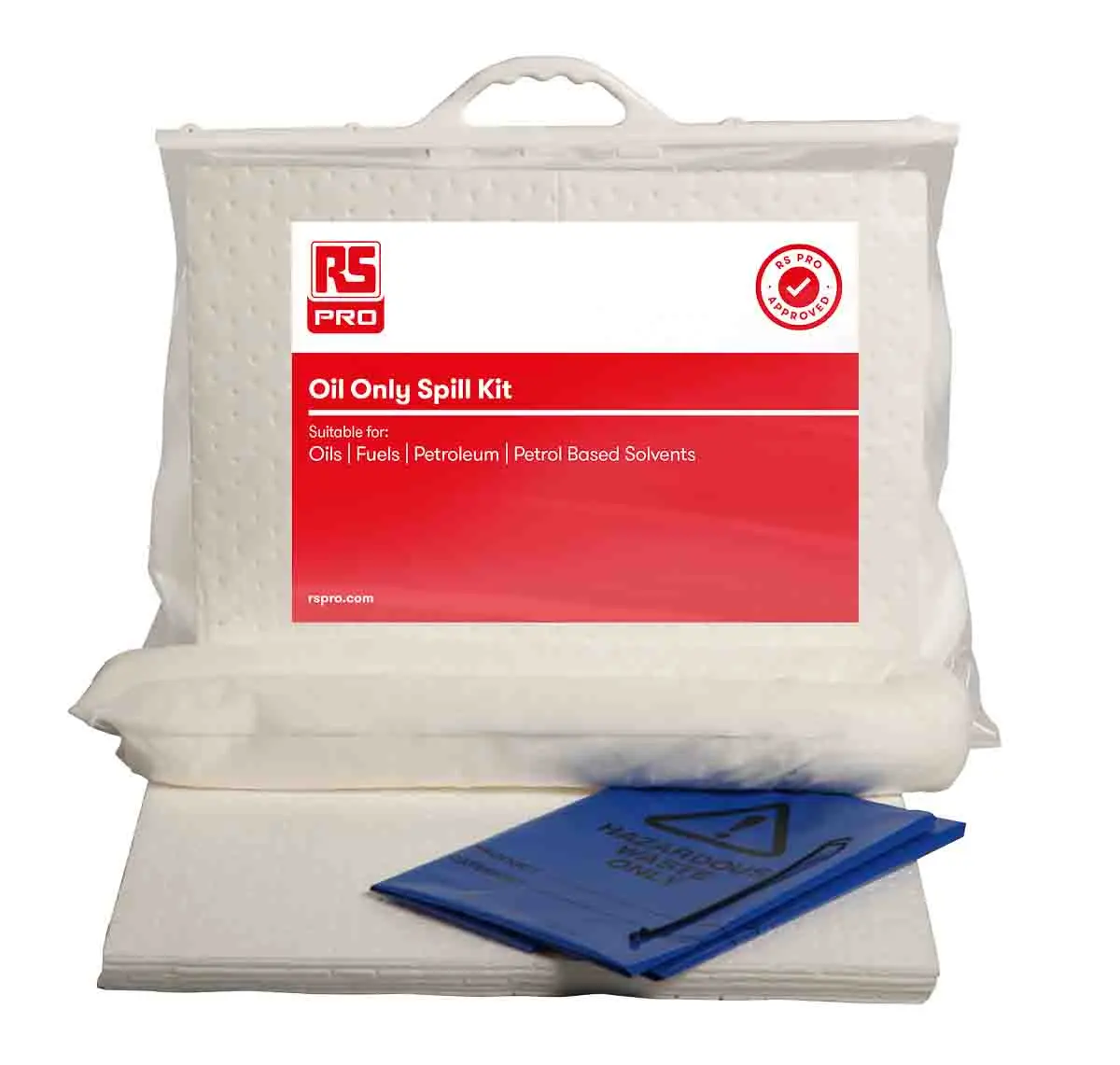 Produktfoto 1 von RS PRO Bindemittel-Kit, Aufnahme bis 13 L, Einsatz in Öl
