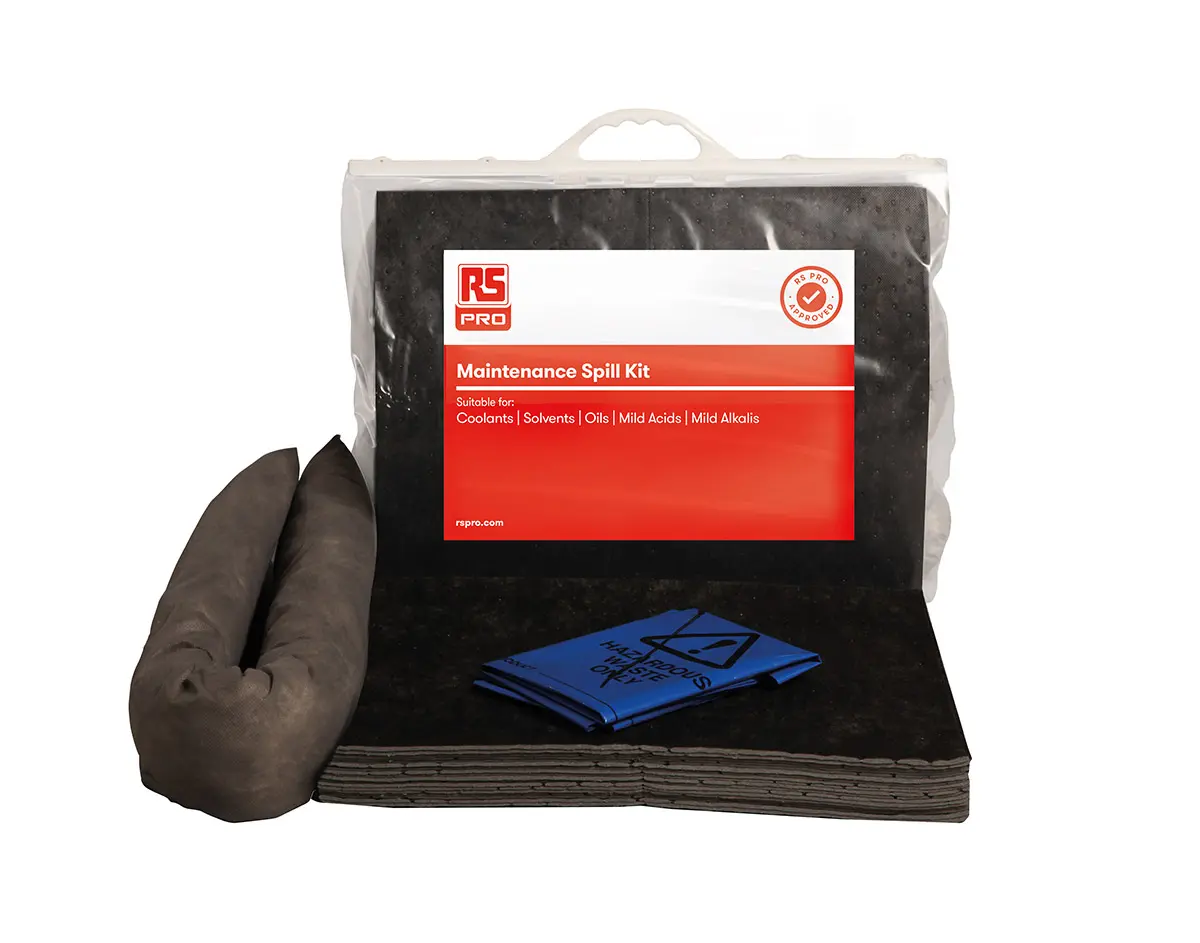 RS PRO Bindemittel-Kit, Aufnahme bis 13 L, Einsatz in Wartung