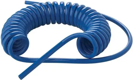 CEJN 4 m Polyurethan Spiralschlauch Blau, Innen-Ø 5 mm 60 °C