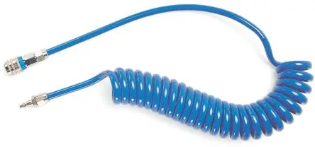 Produktfoto 1 von CEJN 4 m 320 Spiral Polyurethan Spiralschlauch Blau, Innen-Ø 5 mm 60 °C