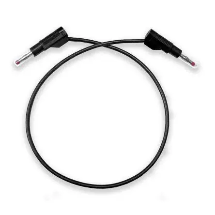 Produktfoto 1 von Mueller Electric Steckverbinder-Messleitung 20A Stecker / Stecker, Schwarz Silikon-isoliert 36 Zoll, 1kV