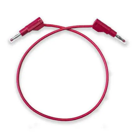Produktfoto 1 von Mueller Electric Steckverbinder-Messleitung 20A Stecker / Stecker, Rot Silikon-isoliert 36 Zoll, 1kV