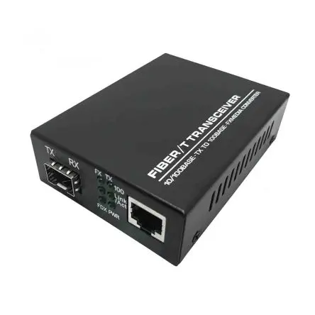 Produktfoto 1 von TREND Networks Ethernet-Medienkonverter LAN-Testgeräte-Zubehör 1000Mbit/s, Halb-Duplex, Anschluss: SFP