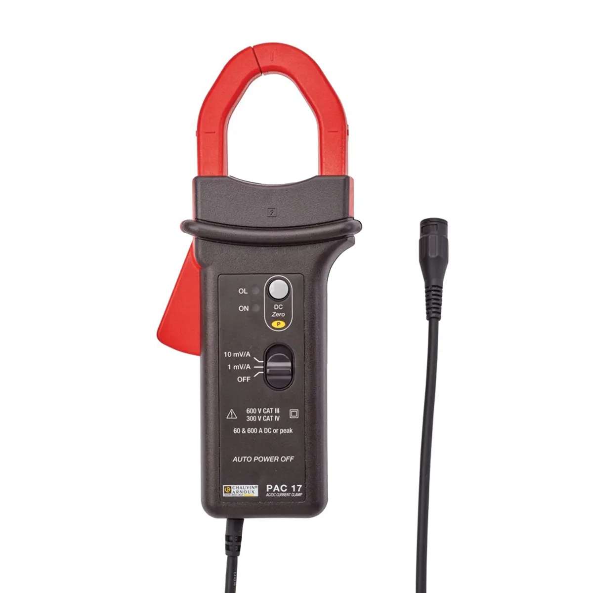Produktfoto 1 von Chauvin Arnoux PAC 17 Wechselstrom/Gleichstrom Stromzange 600 A Ø 30 mm / 400 A ac