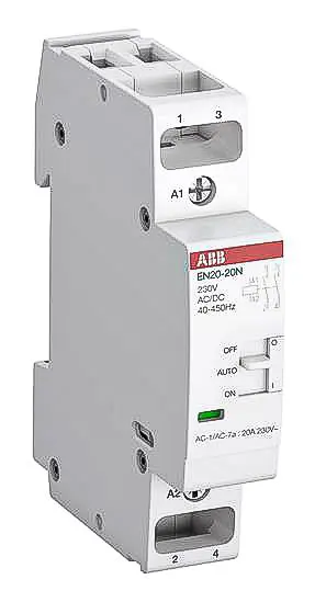 Produktfoto 1 von ABB ESBN Schütz 230 V ac-Spule, 2-polig, 230V ac / 20 A 230 V ac 1.3 kW 2 Schließer Lastkontrolle