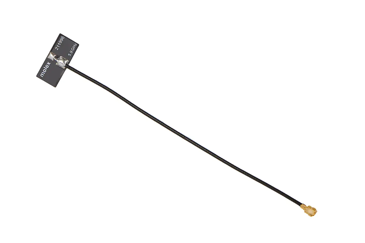 Produktfoto 1 von Molex 211996 Auflagefläche Bluetooth (BLE), WLAN WiFi-Antenne / 5.5 dBi UFL/IPEX MHF Rundstrahl