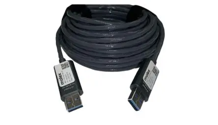 Produktfoto 1 von Molex Stecker 106413 IC-Buchse USB-Kabel, USB Typ A Stecker / USB Typ A, 10 m USB 3.1 Klar