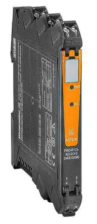 Produktfoto 1 von Weidmüller Serie ACT20P Signalwandler 230V ac, Widerstands-Temperaturfühler (RTD) -200 → +850 °C EIN / Strom, Relais 0 →