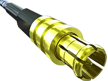 Produktfoto 1 von Samtec MCX7 Buchse Koaxialsteckverbinder MCX-Steckverbinder, Oberfläche, für RG179-Kabel, 75 Ω Lot, Standard, gewinkelt