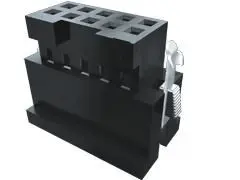 Produktfoto 1 von Samtec ISD2 Stecker Crimpsteckverbinder-Gehäuse 2 mm, 14-polig / 2-reihig Gerade, Kabel für Crimp-Buchsenkontakt CC81