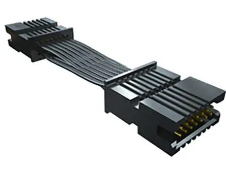 Produktfoto 1 von Samtec TFSD Flachbandkabel konfektioniert Polyvinylchlorid, PTFE, Raster 1.27 mm