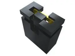 Produktfoto 1 von Samtec SNT Schwarz Nebenwiderstand Buchse 2-polig, Raster 2.54 mm 1-reihig, Länge 5.08 mm, Nebenwiderstand