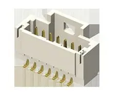 Produktfoto 1 von Samtec T1M Leiterplattenleiste Gerade, 10-polig / 1-reihig, Raster 1 mm Raster Oberfläche, Kabel-Platine, Ummantelt