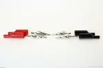 Produktfoto 1 von Mueller Electric Vernickelte Krokodilklemme, Schwarz, Rot Polyvinylchlorid Isoliert