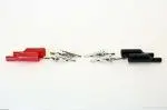 Mueller Electric Vernickelte Krokodilklemme, Schwarz, Rot, 10A Polyvinylchlorid Isoliert