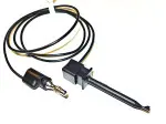 Produktfoto 1 von Mueller Electric Messleitung 5A, Rot Polyvinylchlorid-isoliert 1.2 m, 300 V