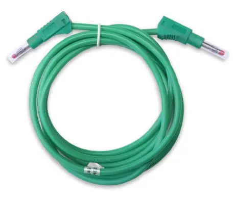 Produktfoto 1 von Mueller Electric Messleitung 45A Stecker / Stecker, Grün Polyamid-isoliert 2 m, 600 V