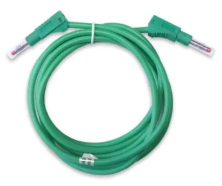 Produktfoto 1 von Mueller Electric Messleitung 45A Stecker / Stecker, Grün Polyamid-isoliert 2 m, 600V