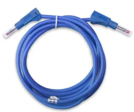 Produktfoto 1 von Mueller Electric Messleitung 45A Stecker / Stecker, Blau Polyamid-isoliert 2 m, 600V