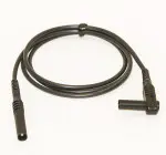 Produktfoto 1 von Mueller Electric Messleitung 20A, Schwarz Silikon-isoliert 600 mm, 1 kV