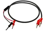 Produktfoto 1 von Mueller Electric Messleitung, Schwarz Polypropylen-isoliert 300 mm, 300 V ac