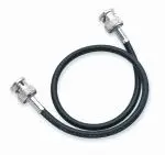 Produktfoto 1 von Mueller Electric BNC-Messleitung Stecker / Stecker, Schwarz Polypropylen-isoliert 1.2 m, 500V ac