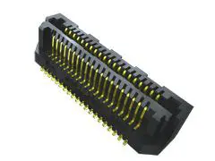Produktfoto 1 von Samtec LSS Leiterplattenleiste Gerade, 40-polig / 2-reihig, Raster 0.63 mm Raster Oberfläche, Platine-Platine, Ummantelt