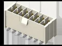 Produktfoto 1 von Samtec IPL1 Leiterplattenleiste Gerade, 12-polig / 2-reihig, Raster 2.54 mm Raster Oberfläche, Kabel-Platine, Ummantelt