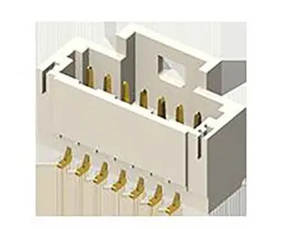 Produktfoto 1 von Samtec T1M Leiterplattenleiste Gerade, 10-polig / 1-reihig, Raster 1 mm Raster Oberfläche, Kabel-Platine, Ummantelt