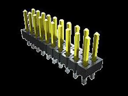 Samtec TSW Stiftleiste Gerade, 14-polig / 2-reihig, Raster 2.54 mm Raster Durchsteckmontage, Platine-Platine, Unisoliert