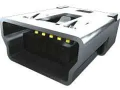 Produktfoto 1 von Samtec, Gerade MUSB USB-Steckverbinder Buchse Mini-USB 1, Oberfläche USB 2.0 IP68