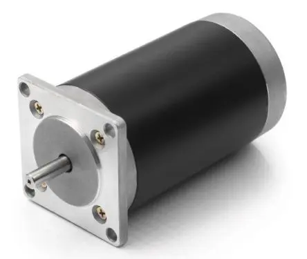Produktfoto 1 von RS PRO Hybrid 1.8 ° Schrittmotor 12V / 420mA, 56.4 x 56.4 mm Wellen-Ø 6.35 mm