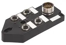 Produktfoto 1 von Brad from Molex 120248 Sensor-Box 4 Anschlüsse 4 Auslässe M12 Gerade